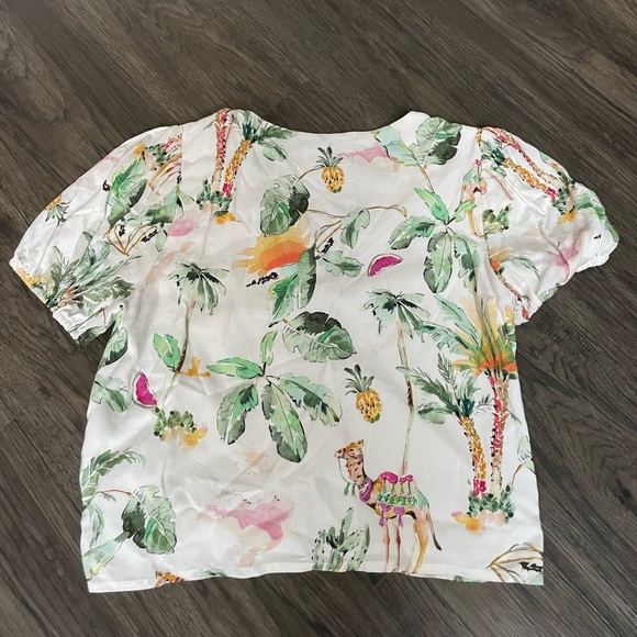 Line & Dot Jaclyn Ruched Top - Picture 3 of 5